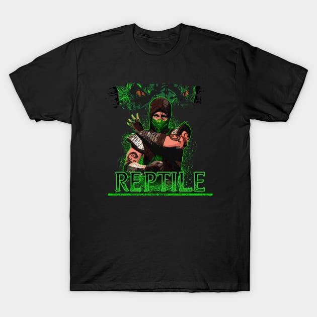 Mortal Kombat - Reptile T-Shirt by Waldesign